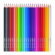 Creioane colorate triunghiulare 24 culori Herlitz