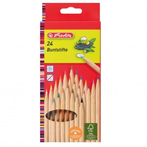 Creioane colorate 24 culori Herlitz