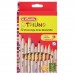 Creioane colorate Trilino 12 culori Herlitz