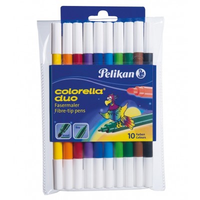 Carioci 10 culori Pelikan Colorella Duo 407