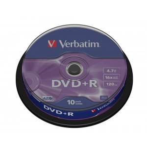 DVD+R Verbatim spindle 10 bucati