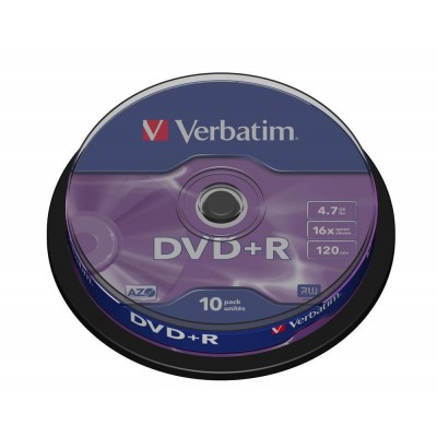 DVD+R Verbatim spindle 10 bucati
