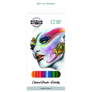 Creioane colorate 12 culori Koh-I-Noor Fantasy