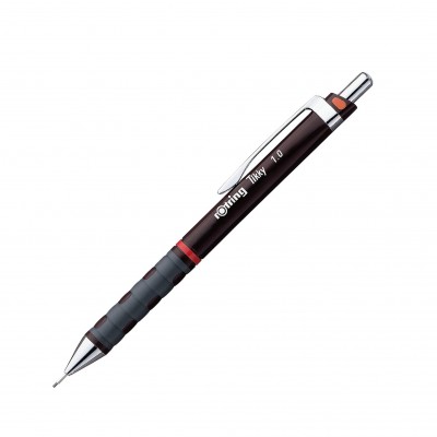 Creion mecanic 1.0 mm, culoare burgundy, Rotring Tikky