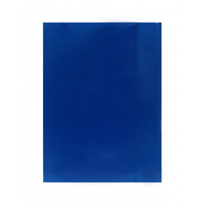 Mapa cu elastic Fornax A4 carton albastru
