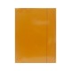 Mapa din carton, A4, cu elastic, culoare portocaliu, Fornax