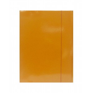 Mapa din carton, A4, cu elastic, culoare portocaliu, Fornax
