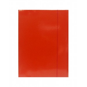 Mapa din carton, A4, cu elastic, culoare rosu, Fornax