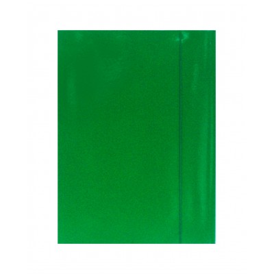 Mapa din carton, A4, cu elastic, culoare verde, Fornax
