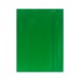 Mapa din carton, A4, cu elastic, culoare verde, Fornax