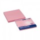 Notes adeziv 75 x 75 mm roz pastel Office Point