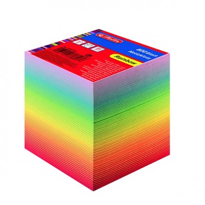 Rezerva cub hartie color Herlitz Curcubeu